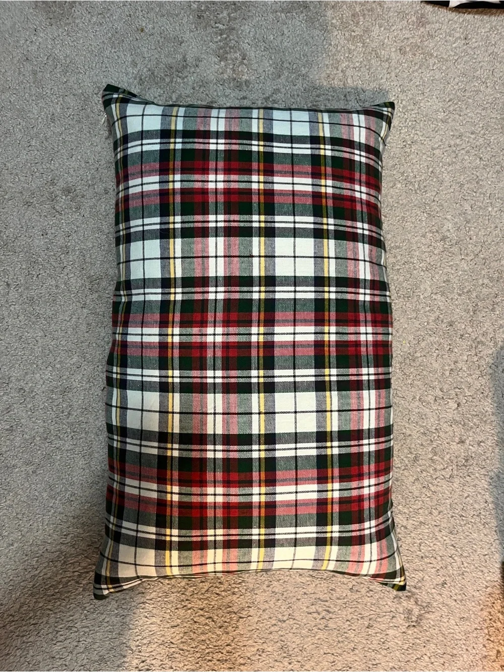 Pottery Barn Denver Plaid Lumbar 26x16”Pillow Sham Case Pillowcase Cotton Linen